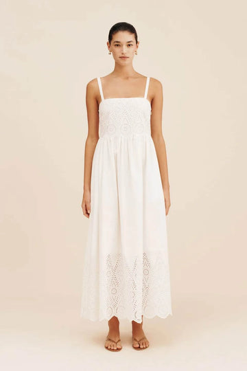 Posse Louisa Dress Vintage White