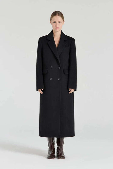 Friends with Frank The Josephine Coat Black