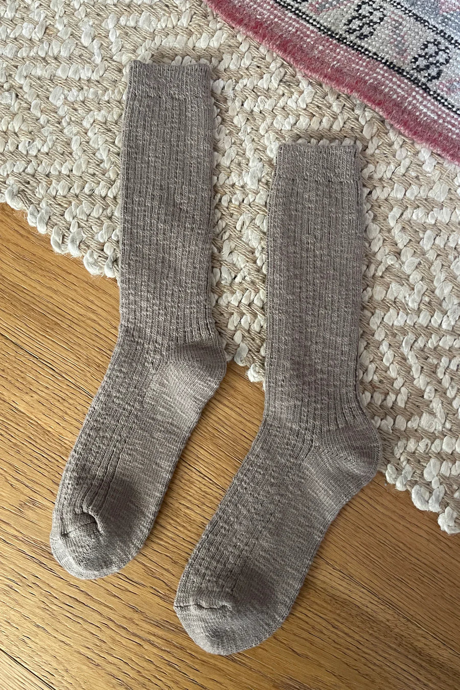 Le Bon Cottage Socks Flax