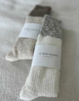 Le Bon Shoppe Cottage Socks White Linen