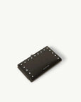 Large Forever Love Studded Wallet Silver