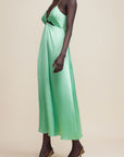 Acler Borradale Dress Mantis Green
