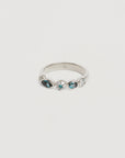 By Charlotte Sterling Silver Protection of Eye Topaz Ring