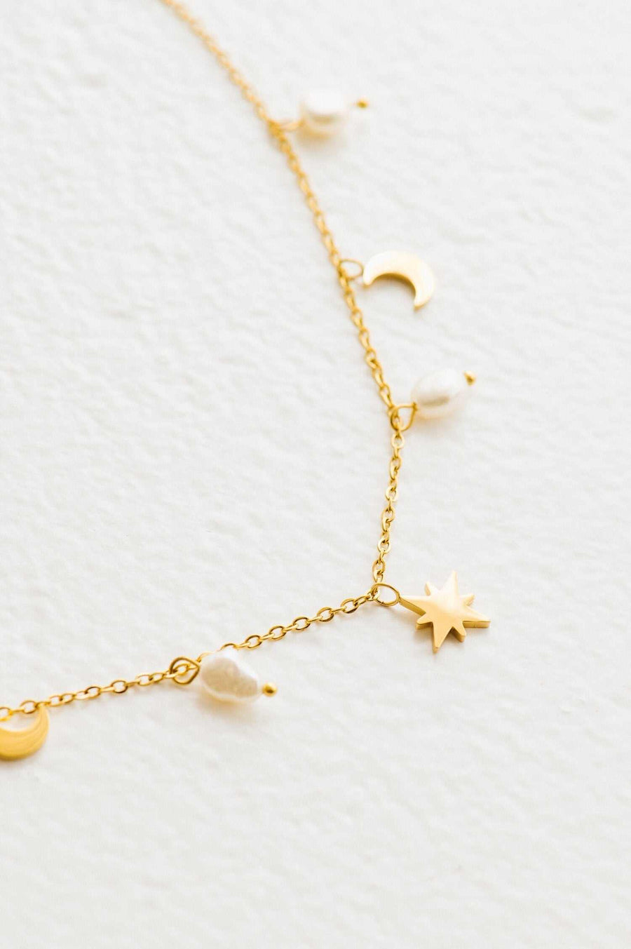 Wolfe Moonstruck Necklace Gold
