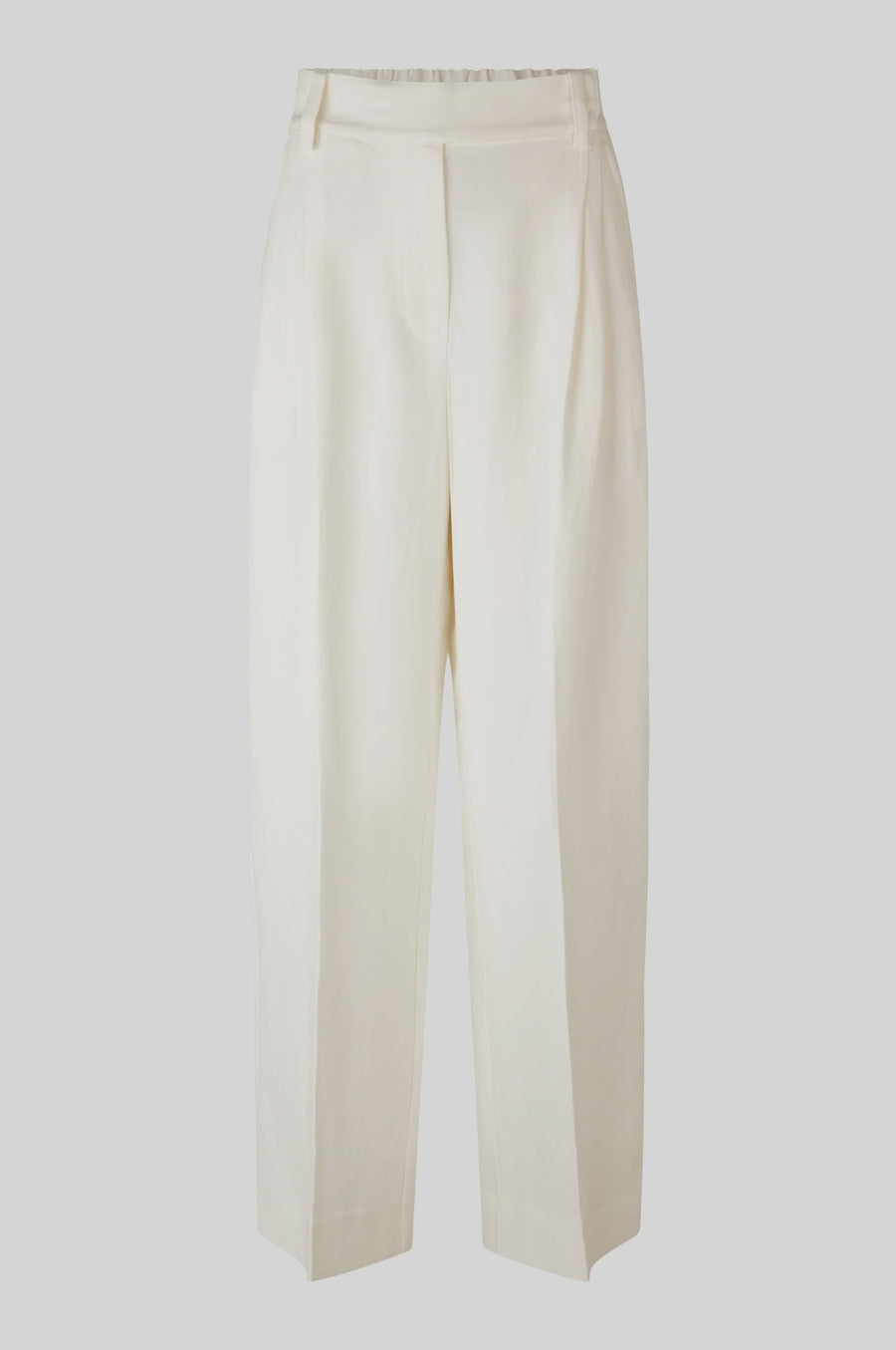 Female Lino Trousers Antique White