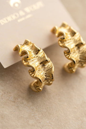 Wolfe Soleil Earrings Gold