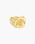 Wildthings Collectables Chunky Shell Ring Gold