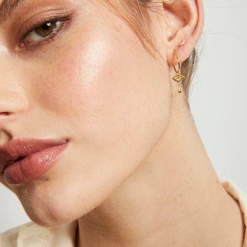 Deen Frances Earrings Gold
