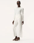 Elka Collective Nadia Knit Top White