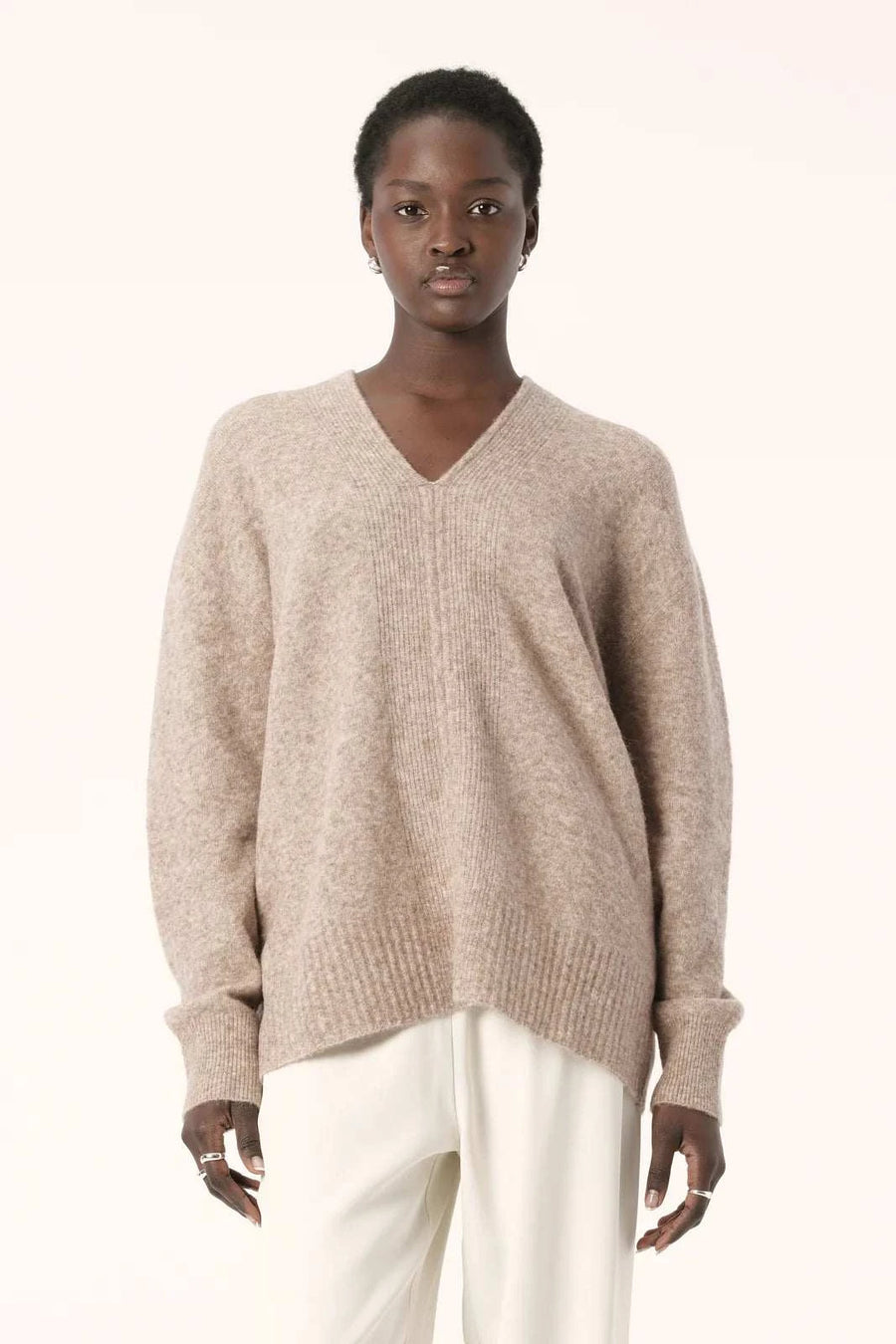 Elka Collective Fumi Knit Taupe Marle
