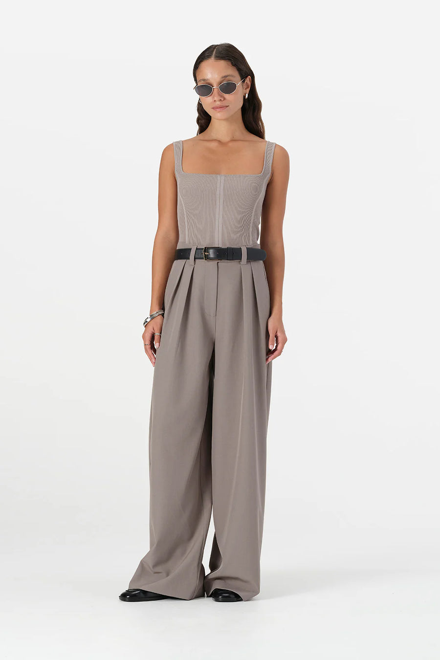 Elka Collective Kelsey Knit Top Stone