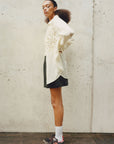 Rowie Tau Silk Linen Mini Skirt Iron