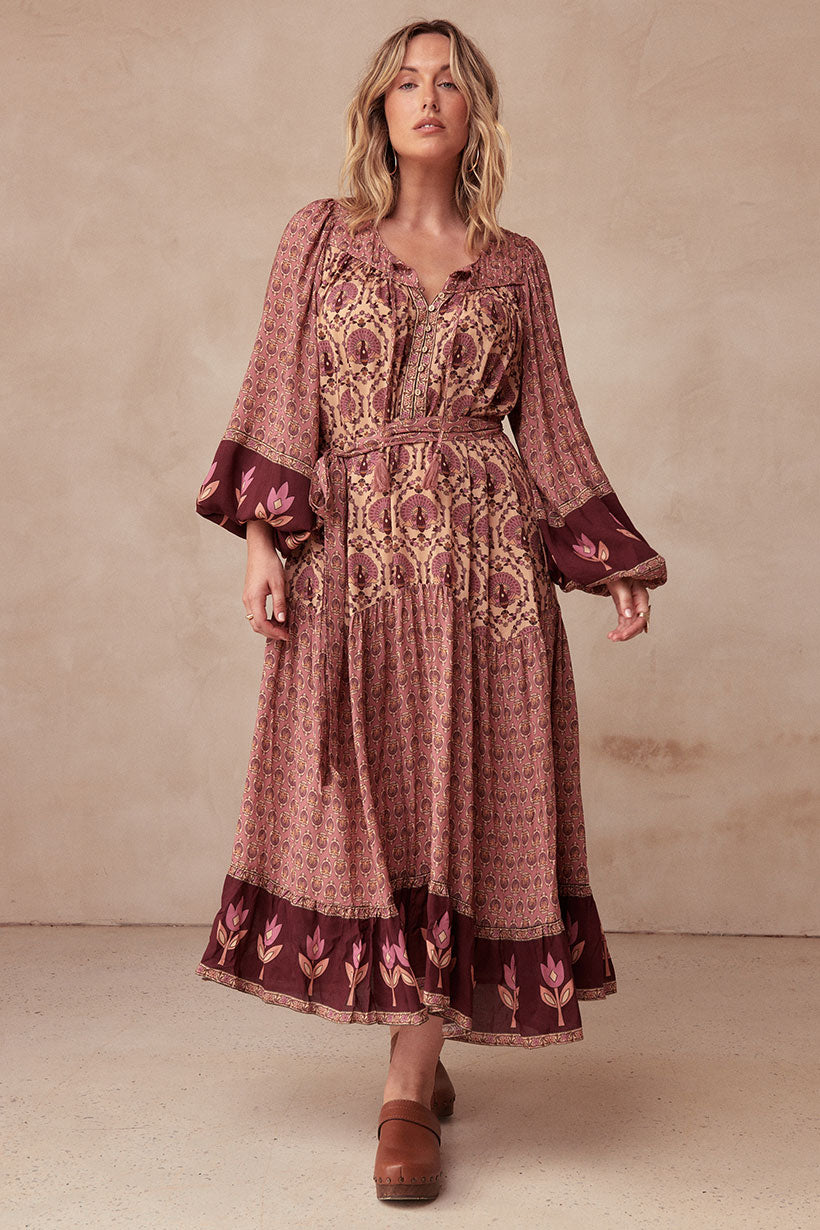 Spell Chateau Boho Gown Grape