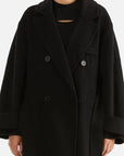 Ena Pelly Cecilia Wool Coat Black