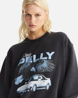 Ena Pelly Oversized Sweater Drift Vintage Black