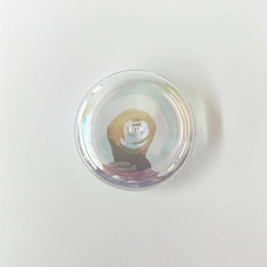 Gentle Habits Glass Vessel Incense Holder Iridescent