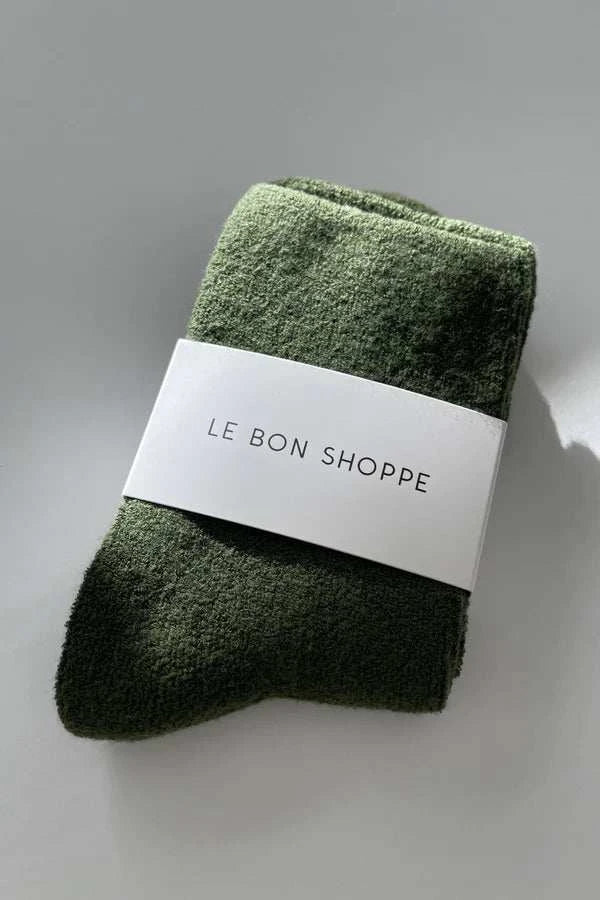 Le Bon Shoppe Cloud Socks Forest