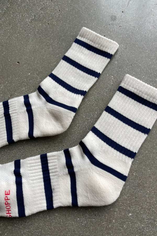 Le Bon Shoppe Stripe Boyfriend Socks Sailor Stripe