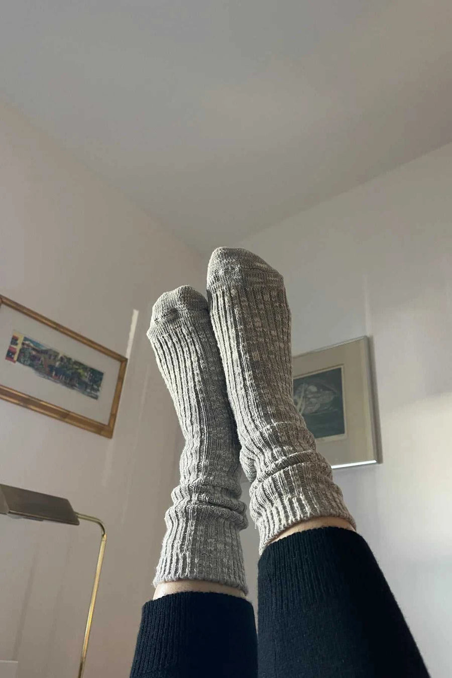 Le Bon Shoppe Cottage Socks HT Grey