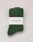 Le Bon Shoppe Cloud Soft Socks Kale
