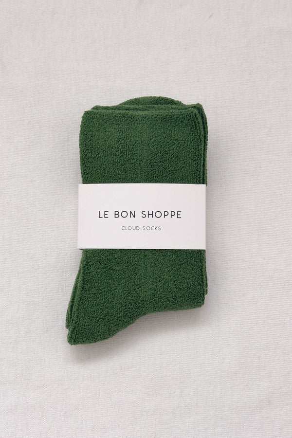 Le Bon Shoppe Cloud Soft Socks Kale