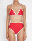 Its Now Cool The Waisted Duo Pant Red/ White