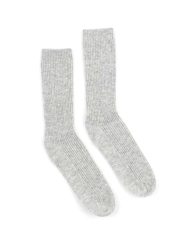 La Tribe Cashmere Bed Sock Grey Marle