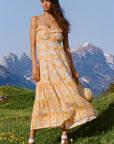 Spell Belladonna Enchanted Wood Strappy Maxi Dress Dandelion