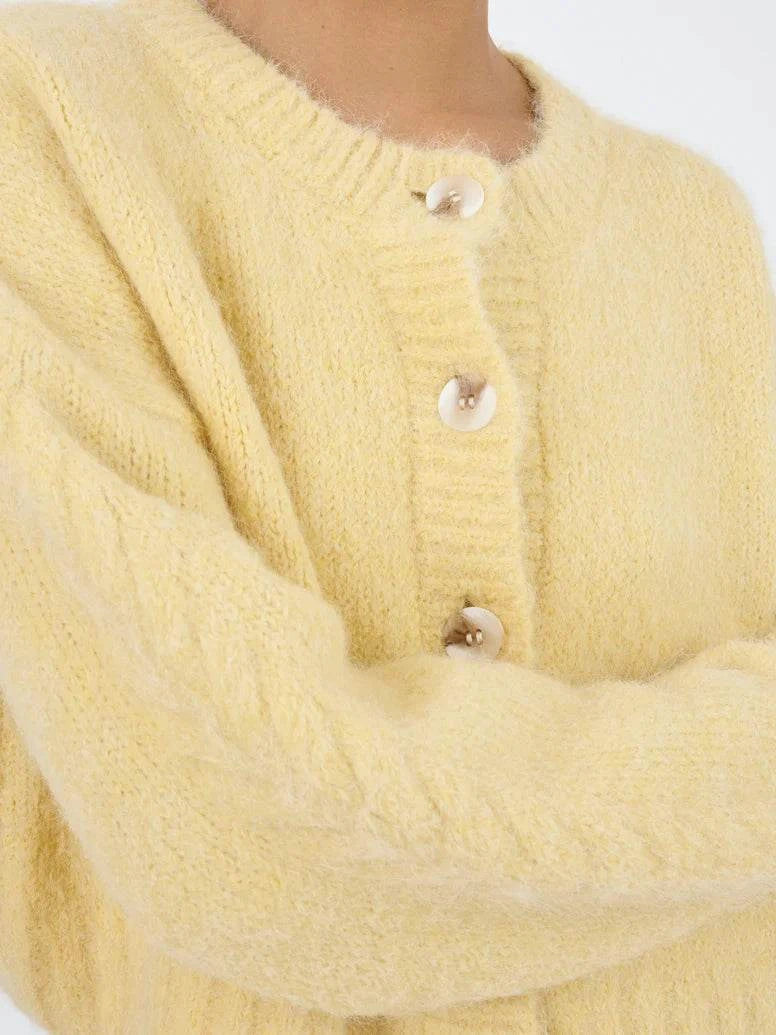 Roame Pearl Knit Cardigan Pollen