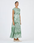 Roame Ceylon Dress Sari Lace Sage