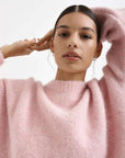 Roame Marina Knit Sweater Pearl Pink