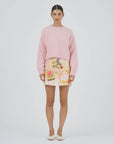 Roame Marina Knit Sweater Pearl Pink