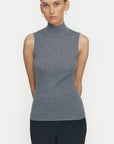 Woods Justice Sleeveless Top Charcoal Marl