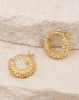By Charlotte Weave Your Magic Small Hoops Gold Vermeil