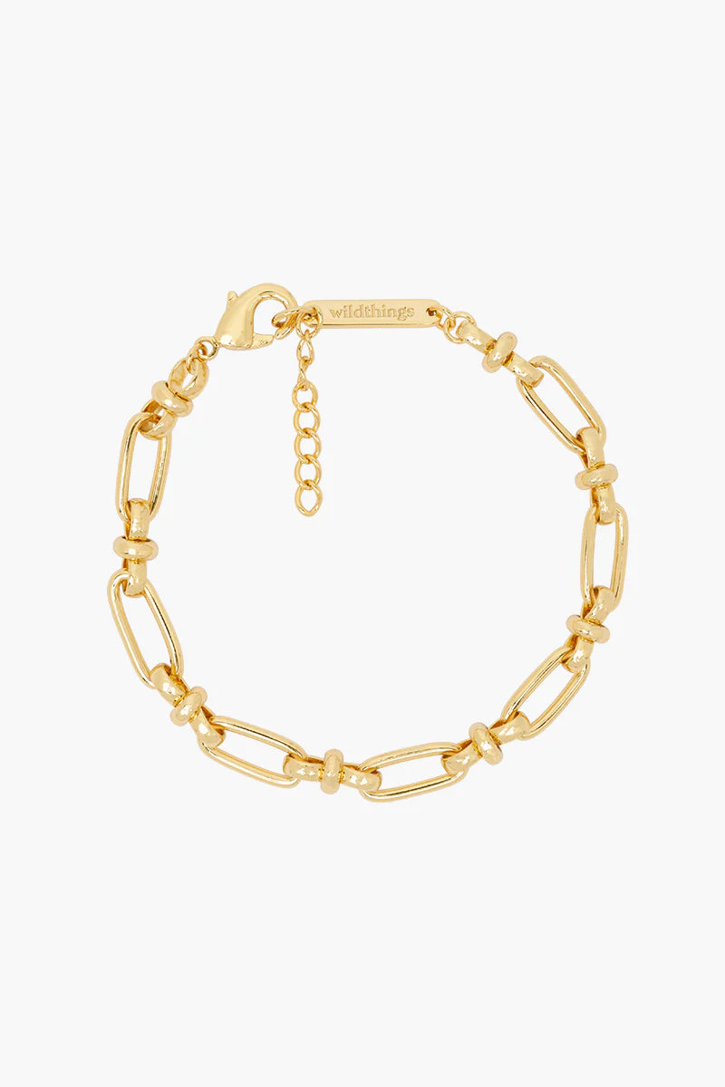 Wildthings Collectables Signature Chain Bracelet Gold Plated