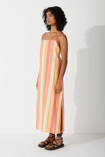 Zulu & Zephyr Sun Stripe Organic Cotton Dress