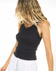 Perfectwhitetee Annie Recycled Tank True Black