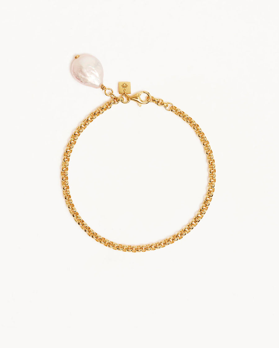 Charlotte Gold Embrace Stillness Pearl Bracelet
