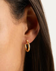 By Charlotte Gold Sunrise Small Hoops