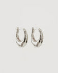 Charlotte Sterling Silver Radiant Energy Small Hoops
