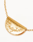 Charlotte 18k Gold Vermeil Blessed Lotus Necklace