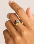 Charlotte Gold Kindred January Birthstone Ring