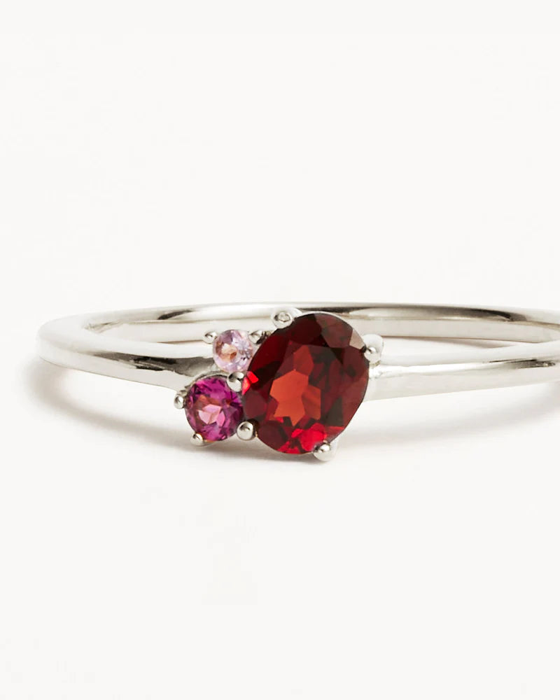 Charlotte Sterling Silver Kindred January Birthstone Ring