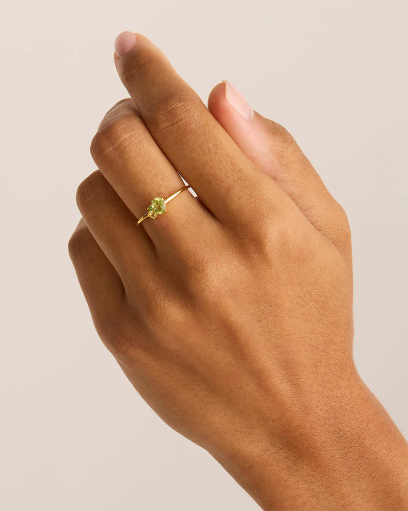 Charlotte Gold Kindred August Birthstone Ring
