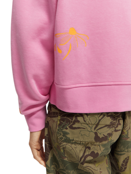 Scotch and Soda Pin Loose fit Hoodie Orchid