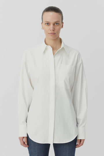 Camilla and Marc Lori Fitted Shirt Soft White