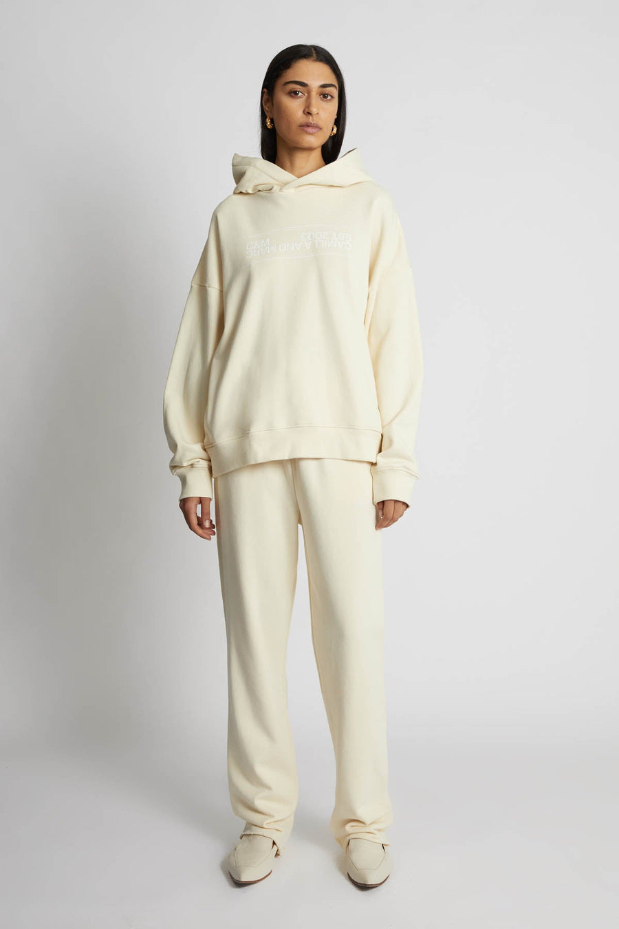Camilla and Marc Don Track Pant Ecru