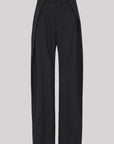 St. Agni Fold Detail Trousers Black