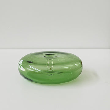 Gentle Habits Glass Vessel Incense Holder Green