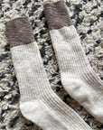 Le Bon Shoppe Cottage Socks Oatmeal Flax